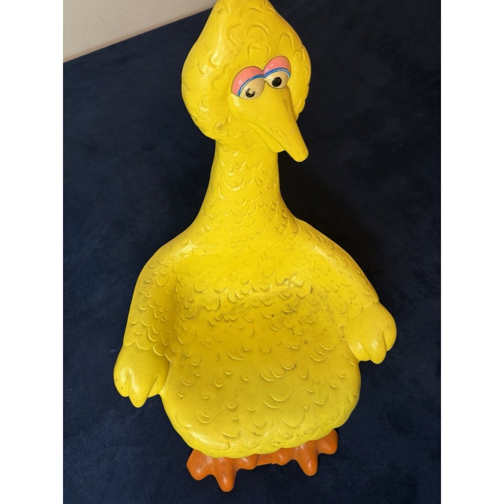 Vintage 1979 Knickerbocker Sesame Street BIG BIRD Plastic Toddler Chair 24"